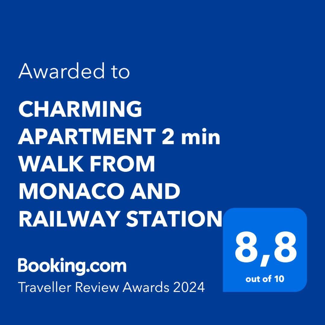 Charming Apartment 2 Min Walk From Monaco And Railway Station Beausoleil Ngoại thất bức ảnh